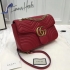 Gucci GG Marmont matelassé leather shoulder bag red 31cm